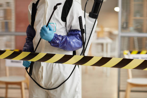 Professional Biohazard technician working in Allenwood, NJ